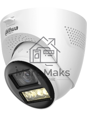 Камера видеонаблюдения аналоговая Dahua DH-HAC-HDW1200TQP-IL-T-0280B 2.8-2.8мм цв.