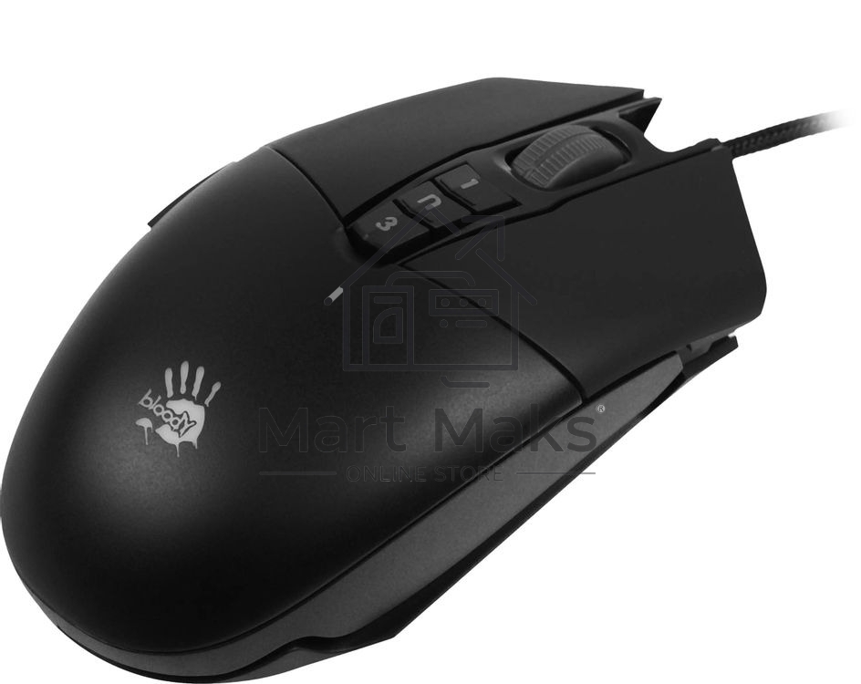 Мышь проводная A4Tech Bloody P91s черный, 8000 dpi, USB, кнопки - 8