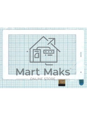 Сенсорное стекло (тачскрин) TPT-070-360, белое