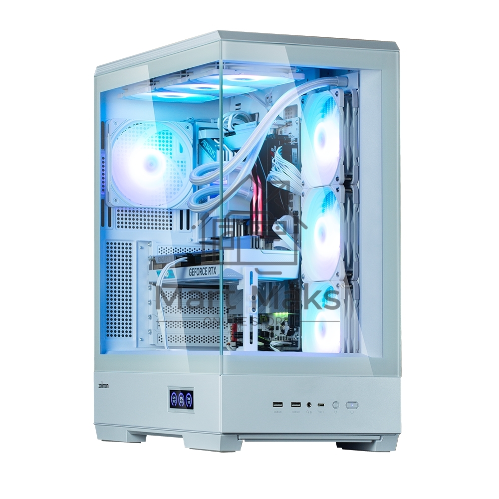 Компьютерный корпус ZALMAN P50 DS, ATX, WHITE, WINDOW, 2x3.5