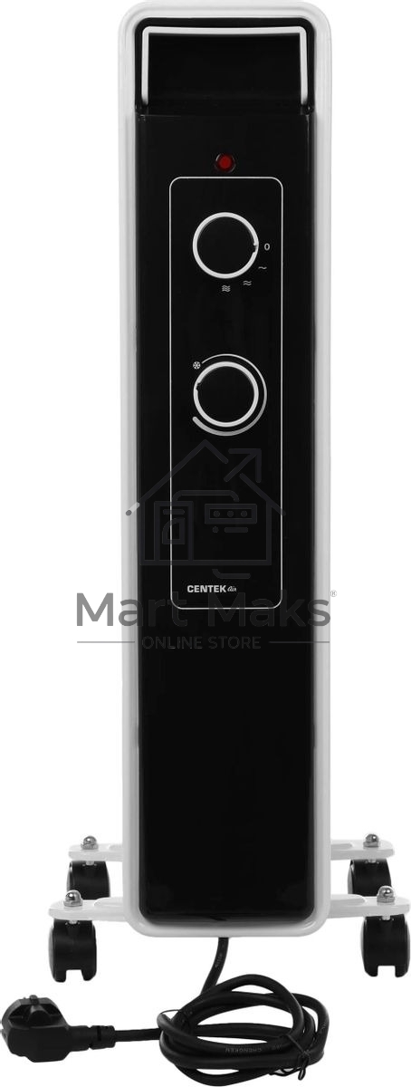 Масляный обогреватель Centek CT-6222-7 (7 секций) белый, 600/900/1500 Вт, 15 м2, 3 режима, термостат