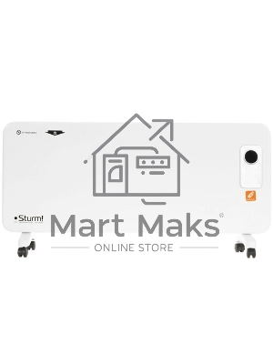 Конвектор Sturm! CH2000D, белый, 2000 Вт, 25 м2, дисплей, электронный термостат