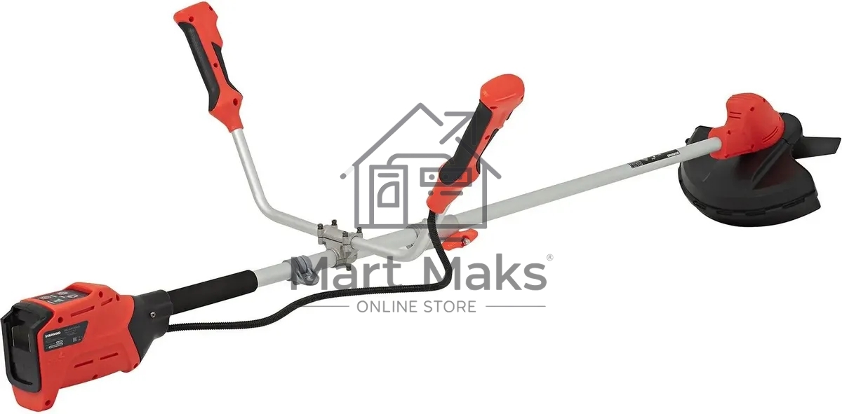 Триммер электрический Starwind SBG-300.20-0.0 аккум. разбор.штан. реж.эл.:леска/нож