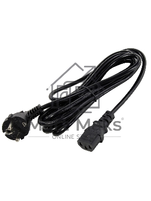 Кабель питания 5bites PC205-30A IEC-320-C13 / CEE 7/7 SHCUKO / 220V / 3G*0.50мм / 3м