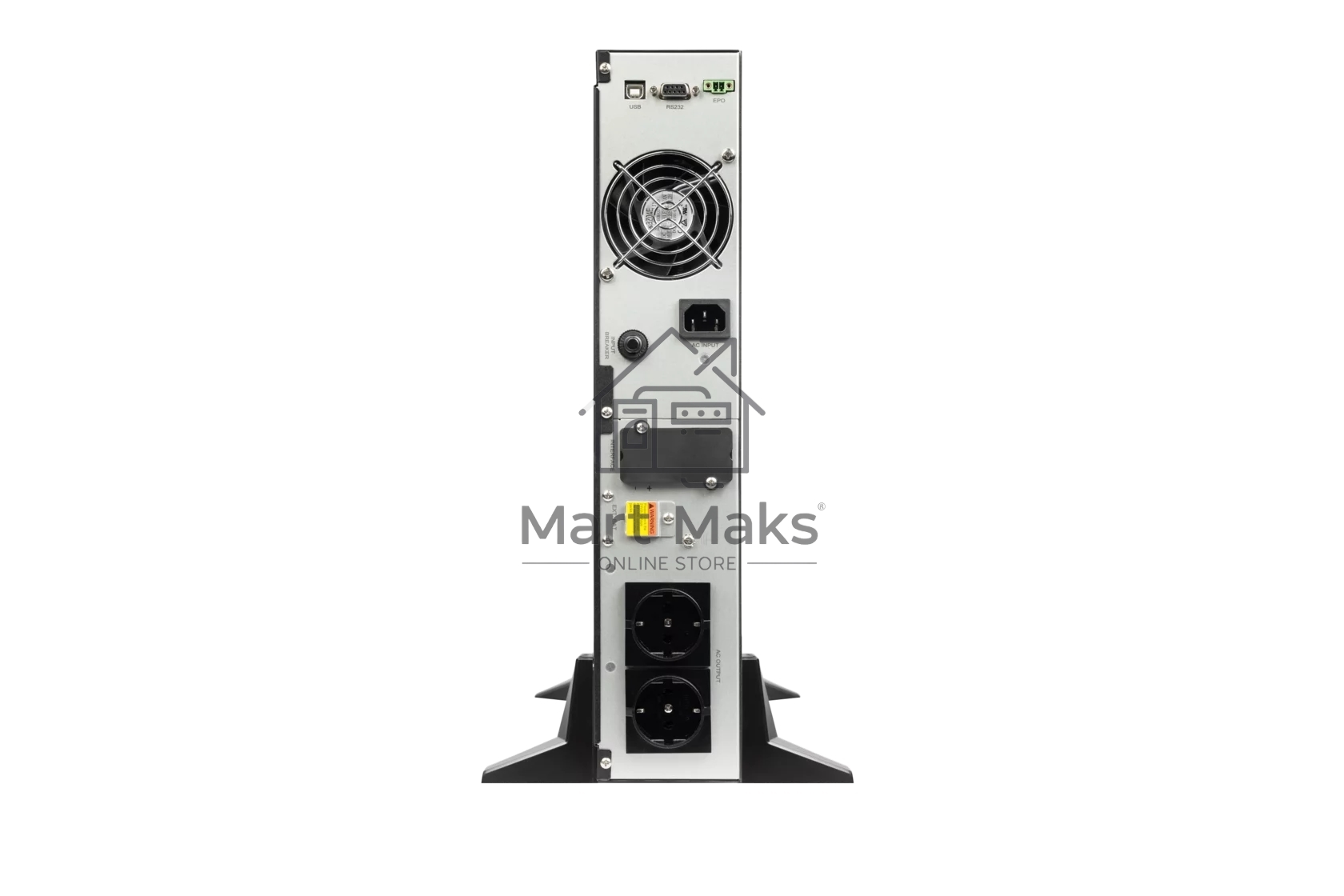 Источник бесперебойного питания SMARTWATT UPS DATA PRO 1kVA Online 1000VA/900W (Euro x2, RS232 USB, SNMP, LCD, 450x440x88(мм), 10,7 кг, гарантия 24м