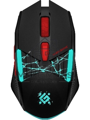 Мышь беспроводная Defender Horrodine GM-237 черный, 3200 dpi, радиоканал, USB, кнопки - 6