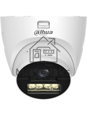 Камера видеонаблюдения аналоговая Dahua DH-HAC-HDW1200TQP-IL-T-0280B 2.8-2.8мм цв.