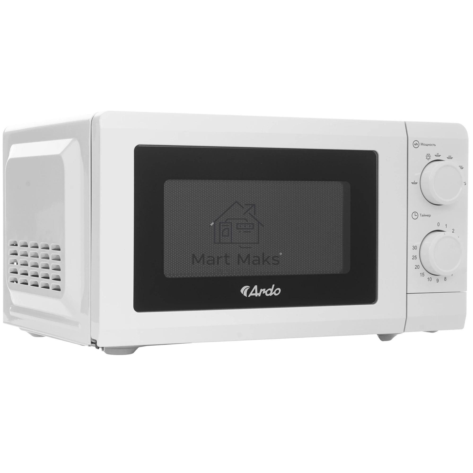 Микроволновая печь Ardo MNZ20-W2 белый, 20 л, 700 Вт, переключатели - поворотный механизм
