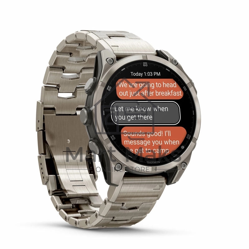 Смарт-часы Garmin Fenix 8 AMOLED Sapphire титановый серый, титановый браслет 47мм