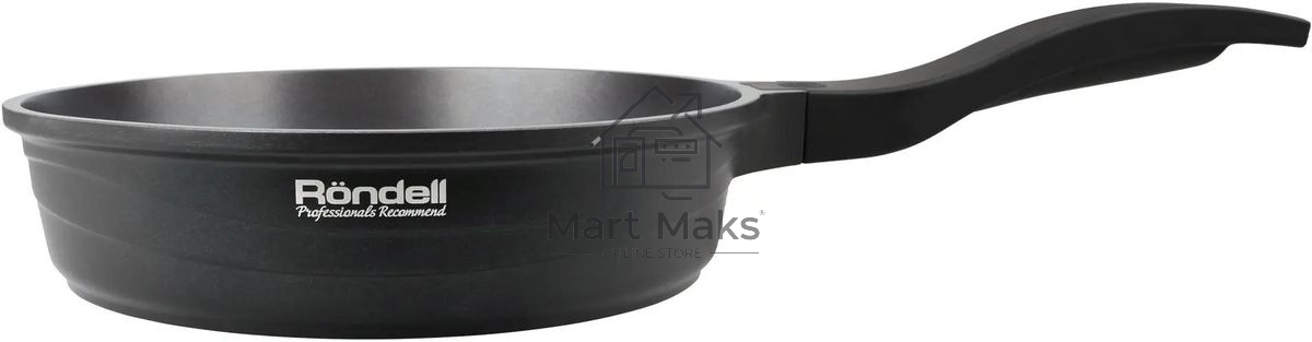 Сковорода Rondell Walzer RDA-769, 28см, без крышки, черный