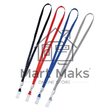 Шнур для бейджа Deli E5764 48.5х1 см нейлон ассорти (упак.: 20 шт) пластиковый пакет