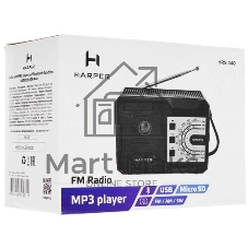 Радиоприемник Harper HRS-440 черный