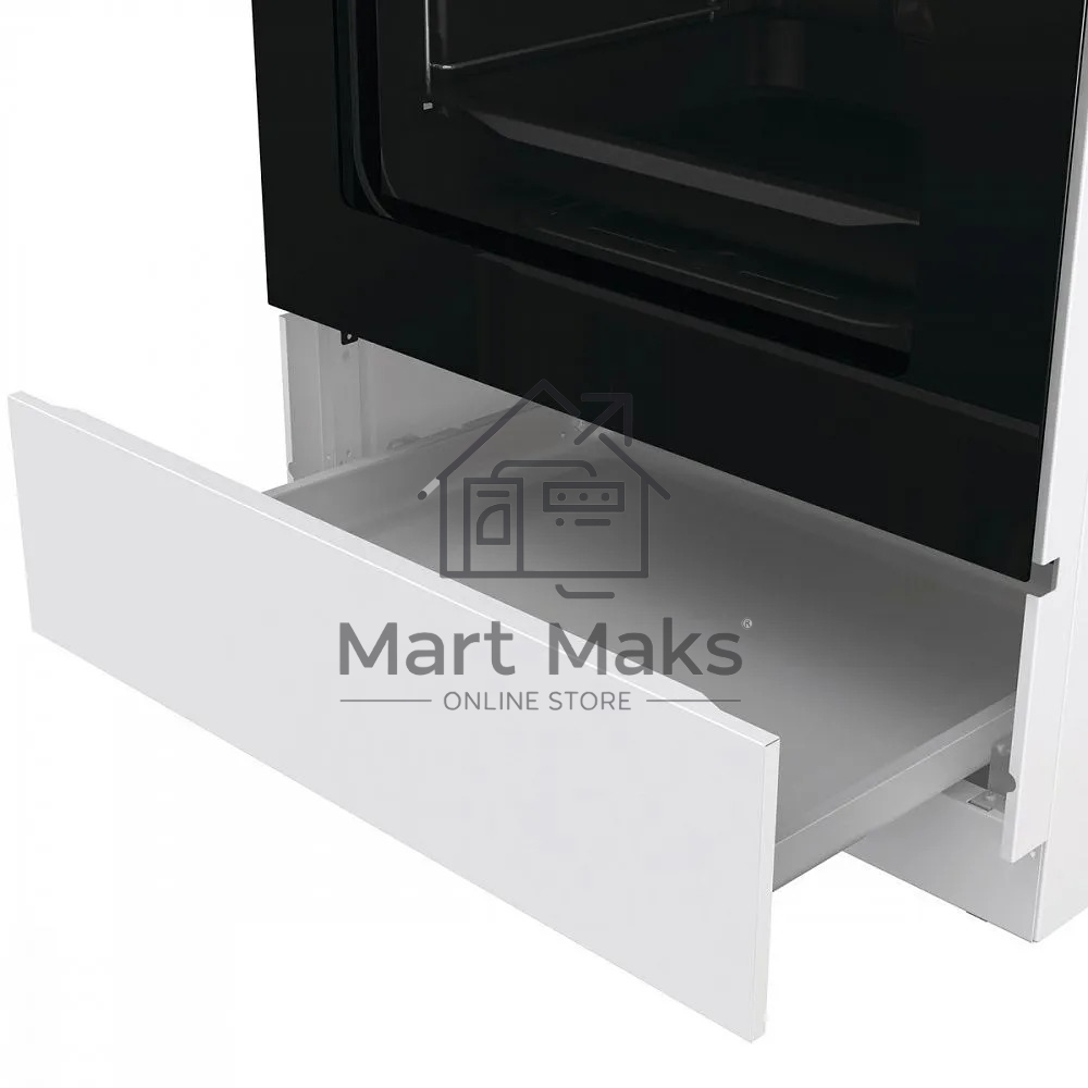 Плита газовая Gorenje GG6A11WF белый, конфорок 4 газовых, духовка 72 л, 60 см x 85 см x 60 см