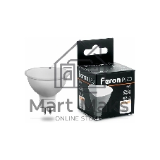 Лампа светодиодная FERON PRO LB-1606 (38083) 6 вт 230в GU5.3 теплый