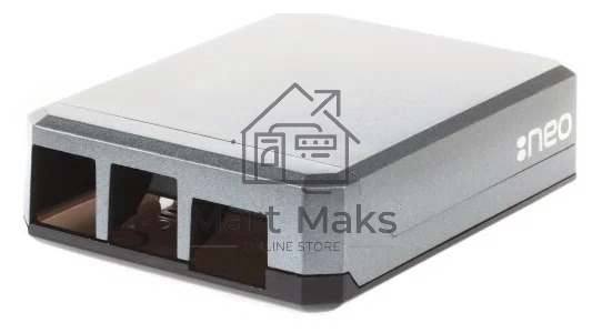 Алюминиевый корпус QUMO Argon NEO для Raspberry Pi 4 с магнитным креплением, grey(RS044)