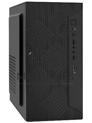 Компьютерный корпус Minitower ExeGate BAA-303U-AA500 (mATX, БП AA500 с вент. 8см, 2*USB+1*USB 3.0, HD Audio, черный)