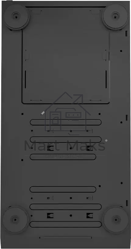 Компьютерный корпус PcCooler ME200 MESH BK черный без БП ATX 2xUSB3.0 audio bott PSU