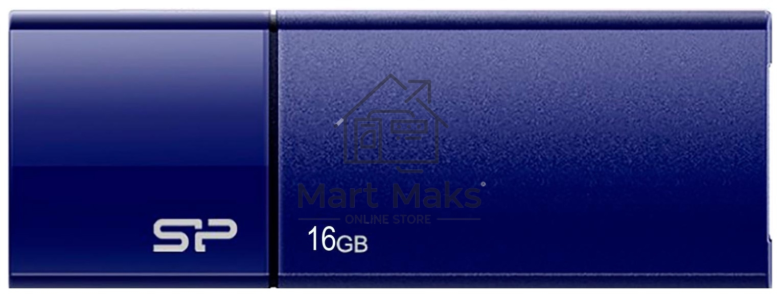 Флешка USB R/W 16GB Silicon Power Ultima U05, USB 2.0, синий