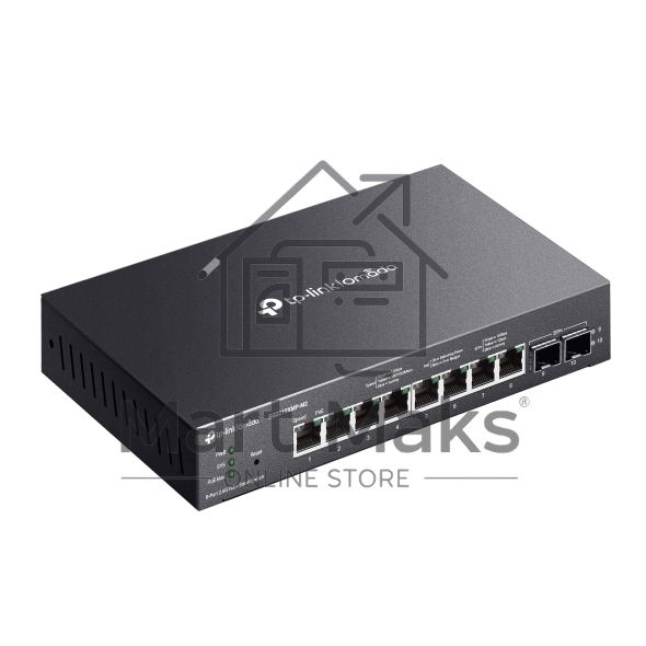 Коммутатор TP-Link SG2210XMP-M2, Smart линейки Omada с 8 портами PoE+ 2,5 Гбит/с и 2 портами SFP+