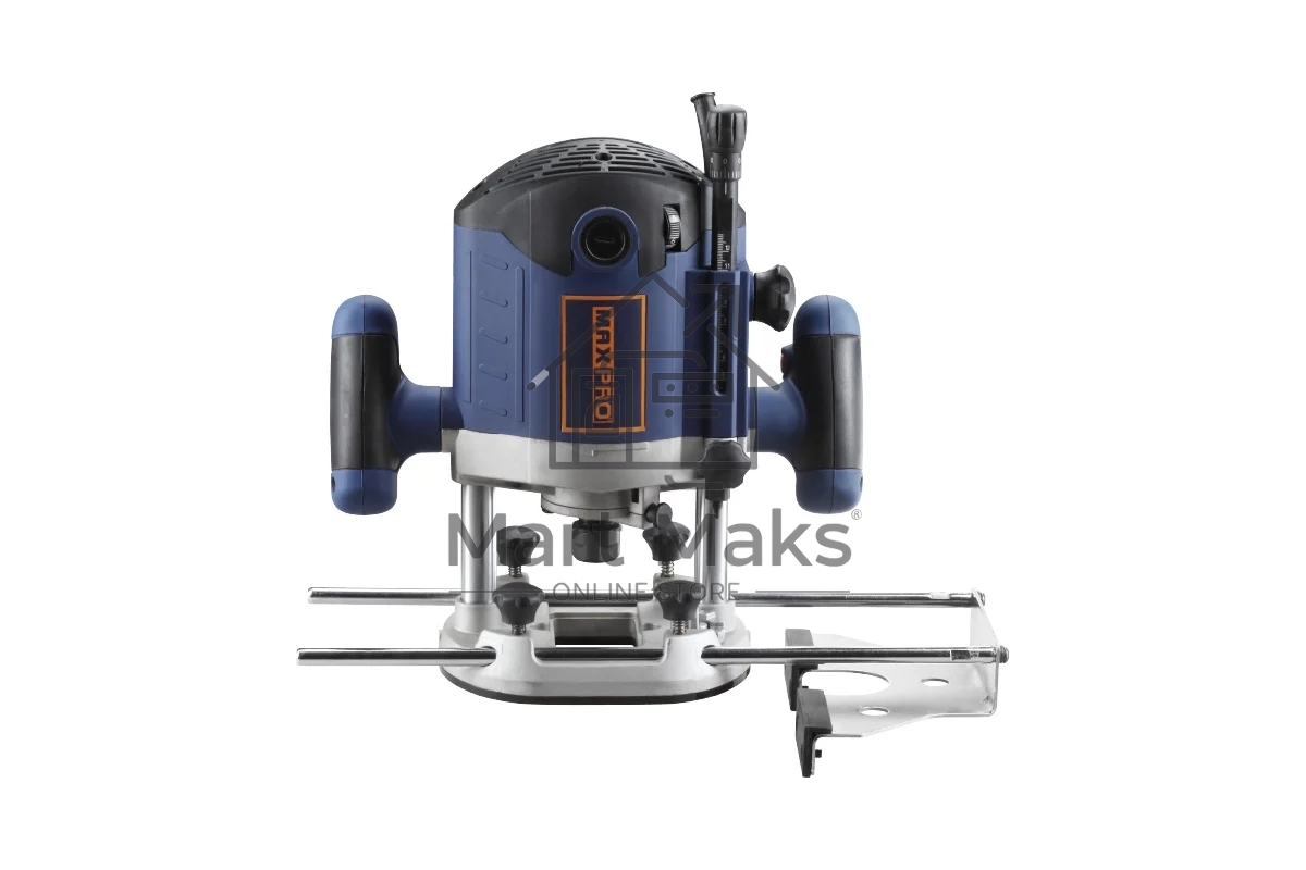 Фрезер MAX-PRO MPER2100/12V 2100 Вт, 8000-23500 об/мин, цанга 6/8/12 мм, 60 мм, 4,1 кг, алюминиевый корпус, резиновый кабель, коробка
