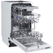 Встраиваемая посудомоечная машина Zigmund & Shtain DW 303.4, серый, 44.8 см, 10 компл., 49 дБ, класс A+++