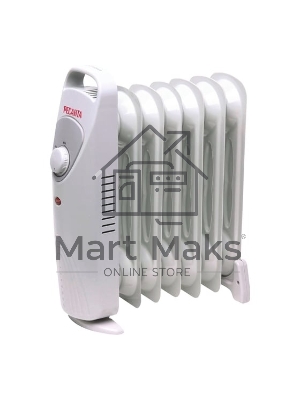 Обогреватель масляный Ресанта ОММ-7Н (7 секций) белый, 700 Вт, 10 м2, термостат 67/3/1