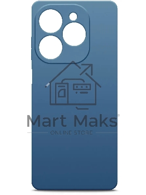 Чехол (клип-кейс) BoraSCO для Tecno Spark 20/20C/Go 2024/Pop 8 Microfiber Case синий