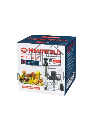 Блендер погружной Maunfeld MHBL.1000S черный, 1000 Вт