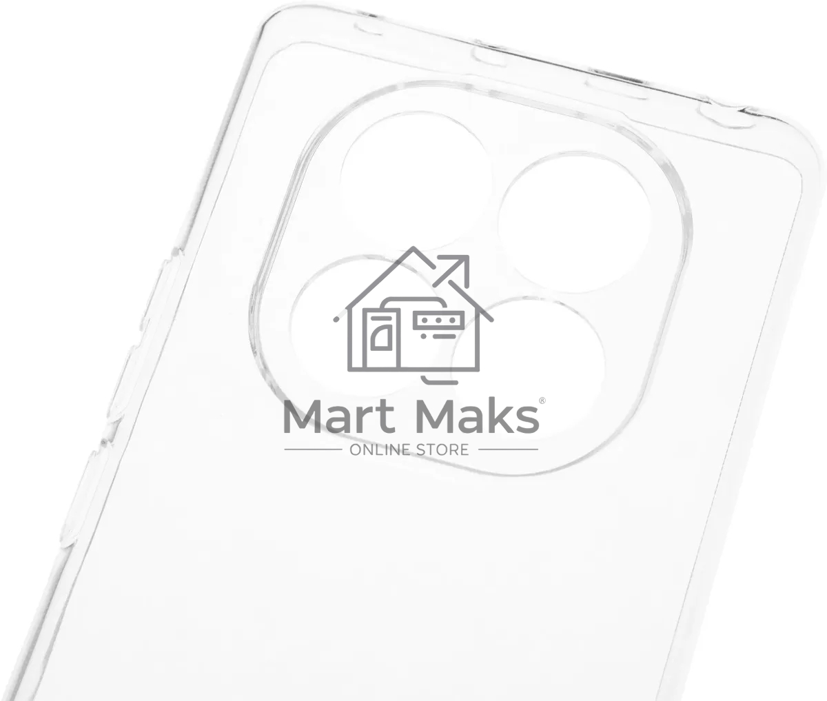 Чехол (клип-кейс) BoraSCO для Xiaomi Redmi Note 14 Pro 4G Silicone Case прозрачный (74847)