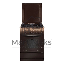 Плита газовая Gefest CG 60МC6 К19 коричневый, конфорок 4 шт, духовка 63 л, 60 см x 85 см x 60 см