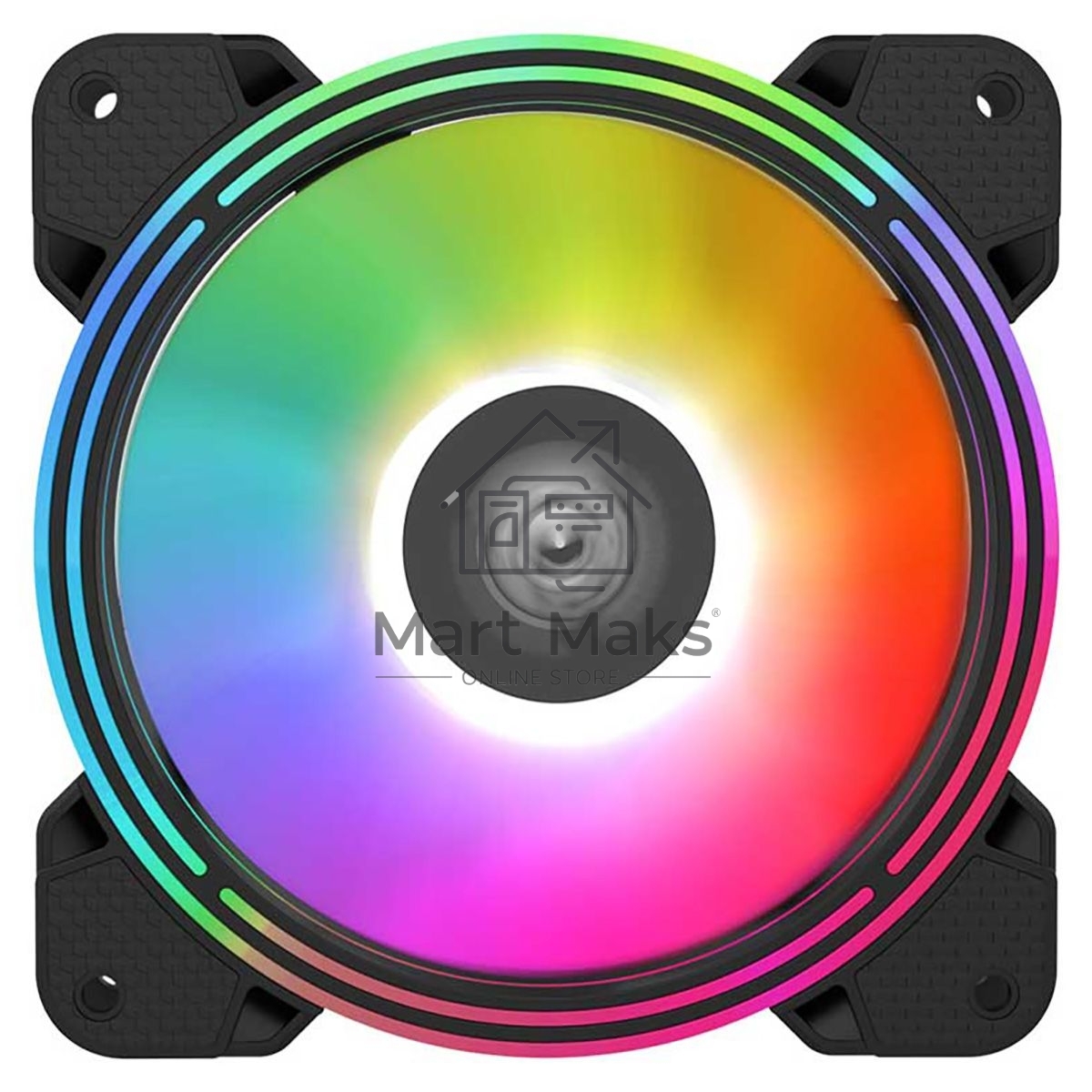 Вентилятор для корпуса Alseye Halo 4.0-B kit (3шт.) черный, 120 мм, 1300 об/мин, 24.8 дБ, 4 pin