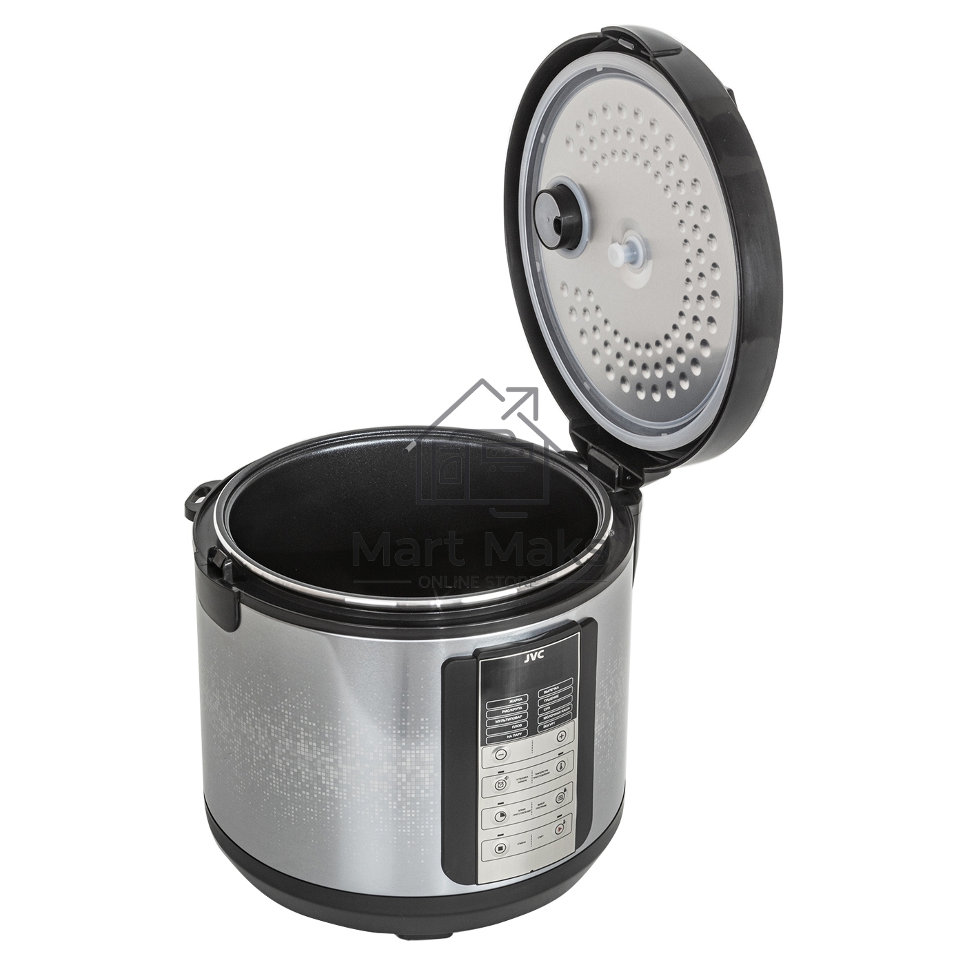 Мультиварка JVC JK-MC500 5 л, 860 Вт, серебристый с черным