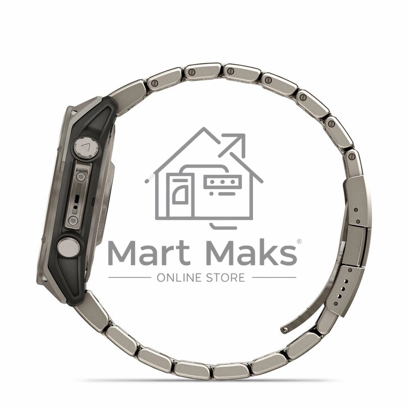 Смарт-часы Garmin Fenix 8 AMOLED Sapphire титановый серый, титановый браслет 47мм