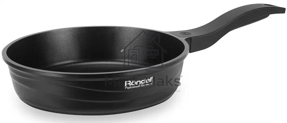 Сковорода Rondell Walzer RDA-769, 28см, без крышки, черный