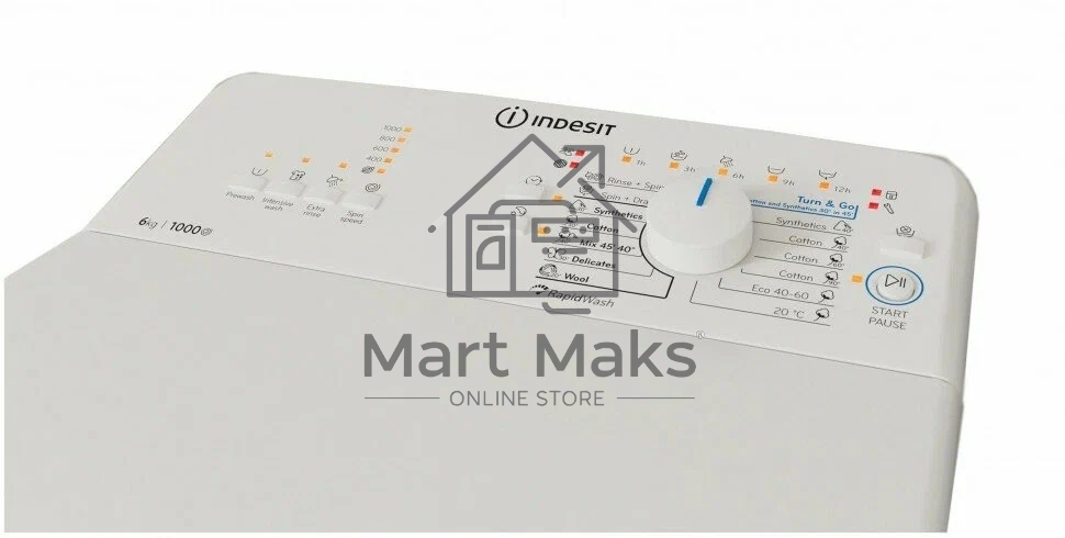 Стиральная машина Indesit BTWL60400EEN белый, загрузка вертикальная 6 кг, 1000 об/мин., класс: А+