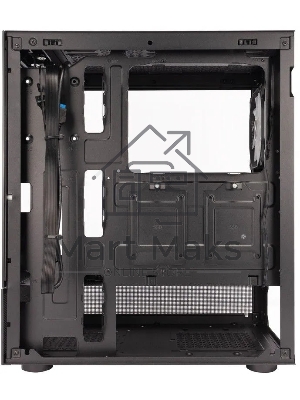 Компьютерный корпус 1STPLAYER MIKU Mi7-A черный ATX 3x120мм LED fans Mi7-A-BK-2F1R-1F1