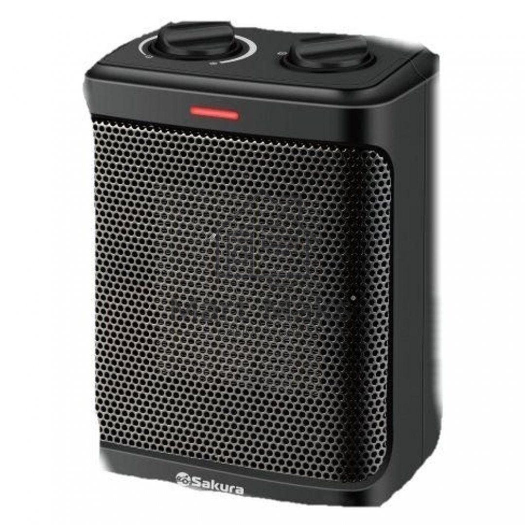 Тепловентилятор Sakura SA-0558, черный, 1500 Вт, 20 м2, термостат