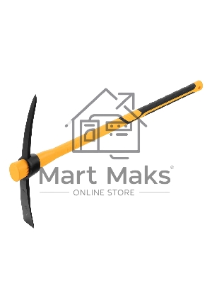 Кирка Denzel 1500 г, узкая, фиберглассовая обрезиненная рукоятка 900 мм