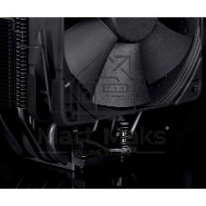Кулер для процессора Noctua NH-U12S chromax черный, 120 мм, медь, 1500 об/мин, 22.4 дБ, 4 pin PWM, высота 158 мм