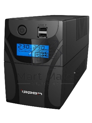 Источник бесперебойного питания Ippon Back Power Pro II 600 360Вт 600ВА черный