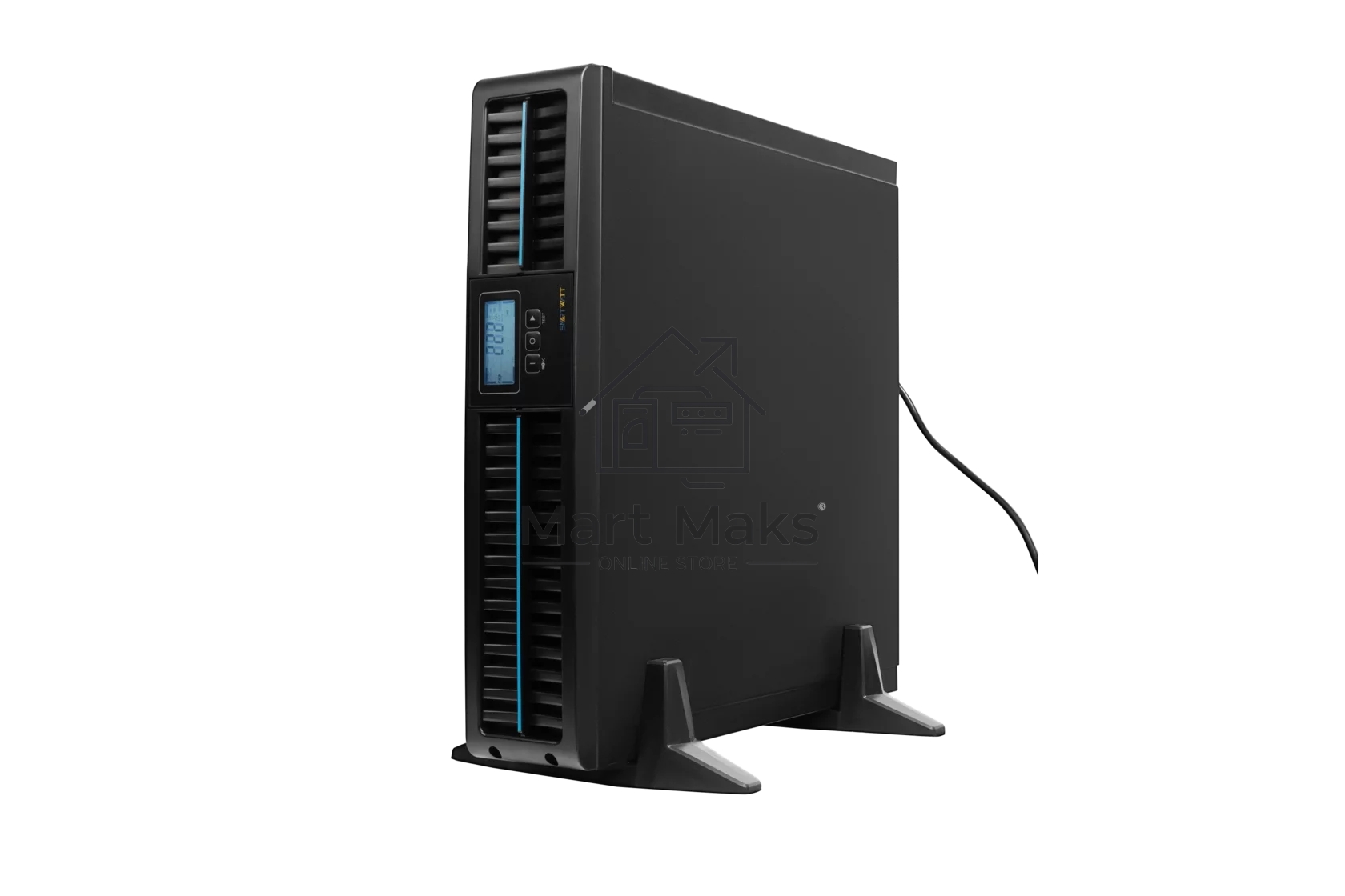 Источник бесперебойного питания SMARTWATT UPS DATA PRO 1kVA Online 1000VA/900W (Euro x2, RS232 USB, SNMP, LCD, 450x440x88(мм), 10,7 кг, гарантия 24м