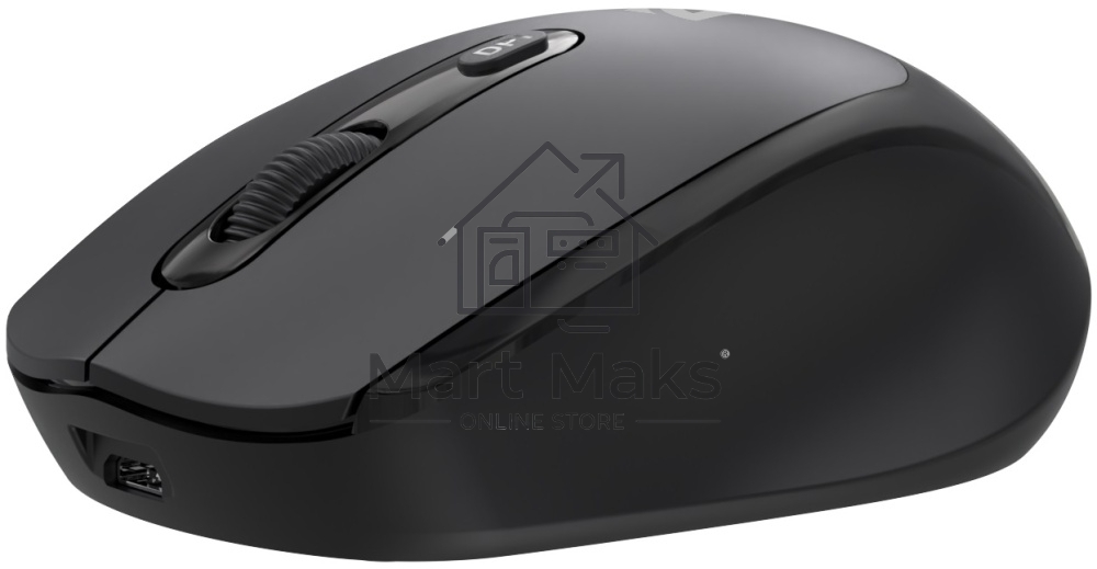 Мышь беспроводная Defender Vision MS-376 черный, 1600 dpi, радиоканал, Bluetooth, USB, кнопки - 4