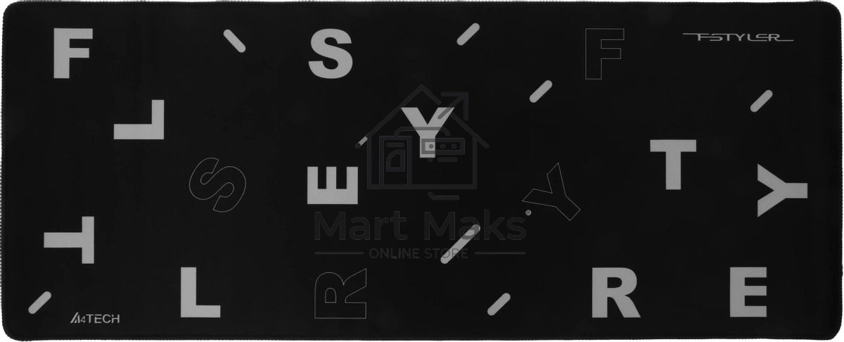 Коврик для мыши A4Tech FStyler FP75 черный/белый 750x300x2мм