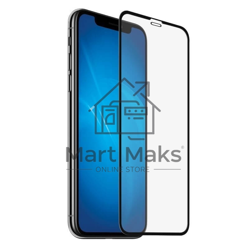 Защитное стеклодля iPhone X черный