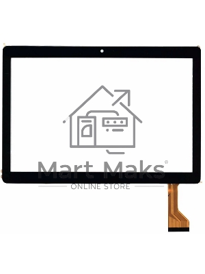 Сенсорное стекло (тачскрин) TurboPad 1015 3G, черное