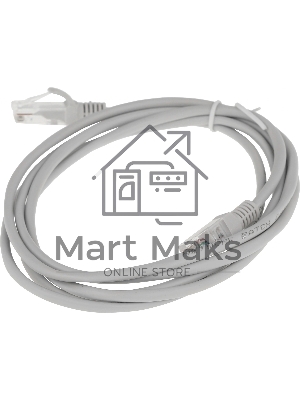 Патч-корд Premier 5-970 1Gbит/с UTP 4 пары cat.5E CCA molded 2м серый RJ-45 (m)-RJ-45 (m)