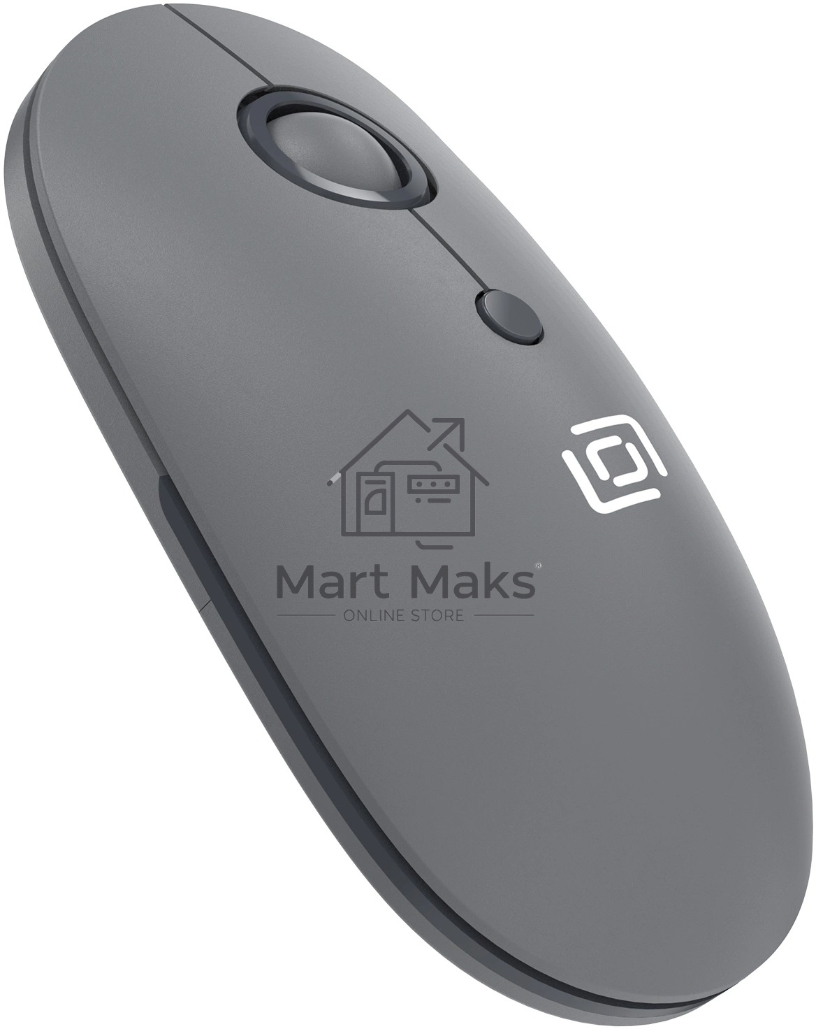 Мышь беспроводная Oklick 408MW графитовый, 1600 dpi, радиоканал, USB, кнопки - 4