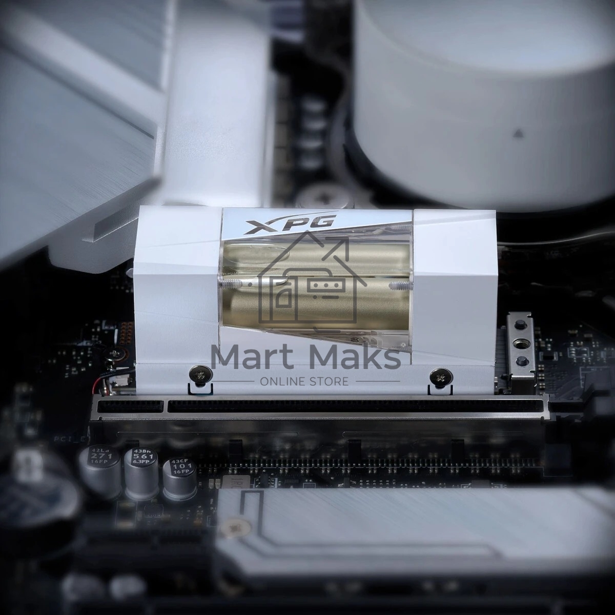 Твердотельный накопитель ADATA SSD XPG MARS 980 STORM, 1000GB, M.2(22x80mm), NVMe, PCIe 5.0 x4, 3D NAND, R/W 14000/10000MB/s, IOPs 1 600 000/1 650 000, TBW 740, DWPD 0.4, with Heat Sink (5 лет)