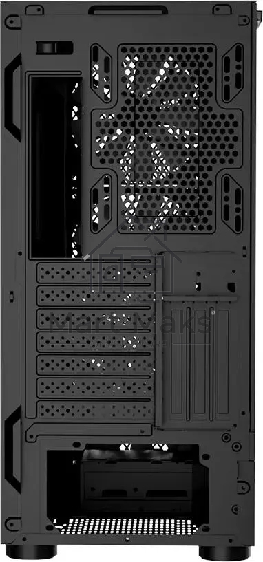 Компьютерный корпус PcCooler ME200 MESH BK черный без БП ATX 2xUSB3.0 audio bott PSU