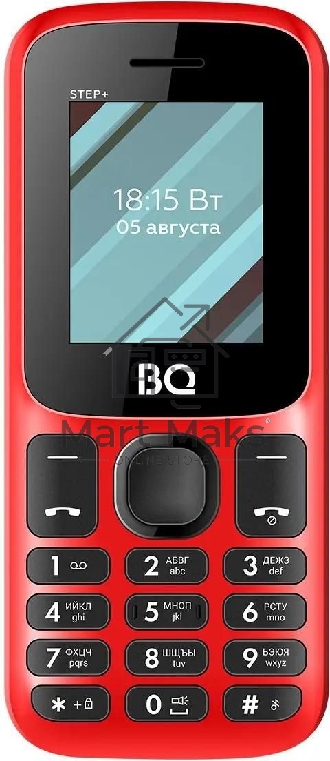 Мобильный телефон BQ 1848 Step+ красный/черный